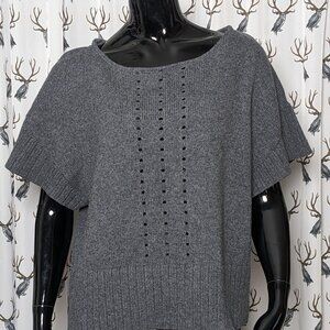 Modified Gray Merino Wool Smartwool Dolman Sweater